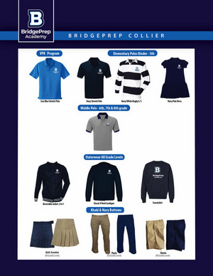 BridgePrep Academy's 2026-2027 school uniforms can now be purchased at Ibiley Uniforms!
